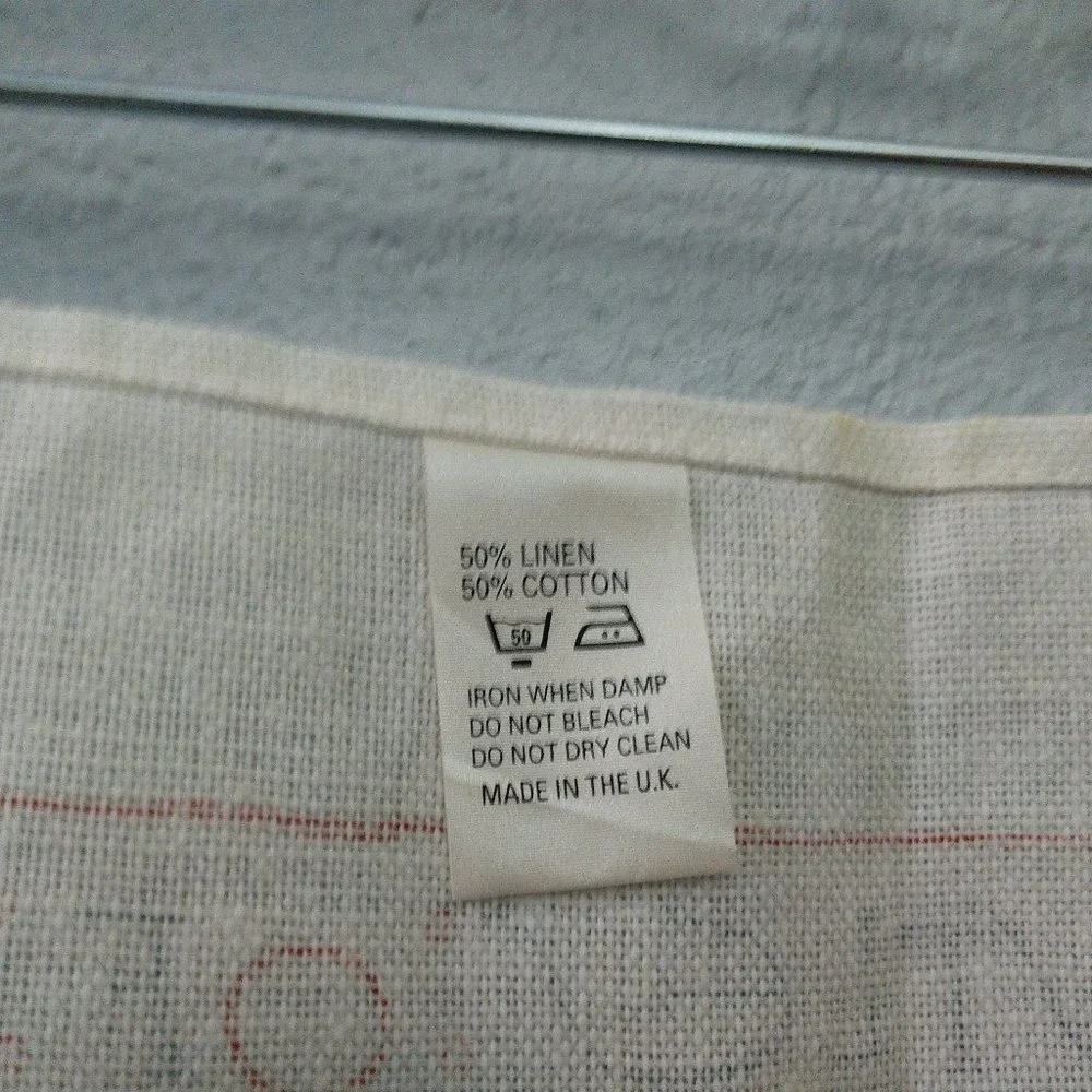 Norman Castles South Wale Linen Cotton Tea Towel England